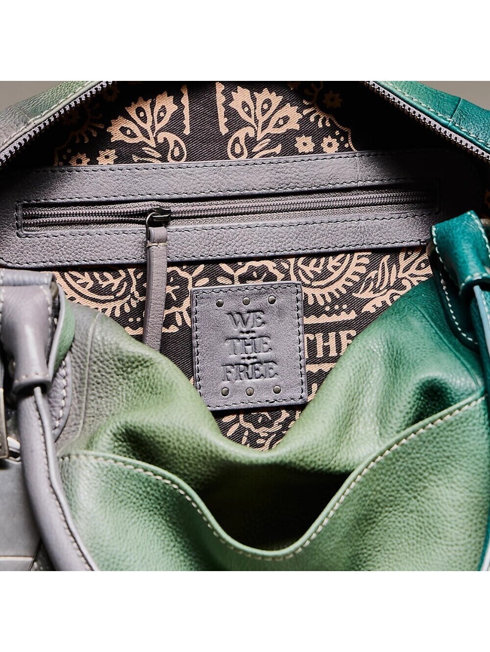 We The Free Green Ombre Large Emerson Tote | NWT - Picture 3 of 4